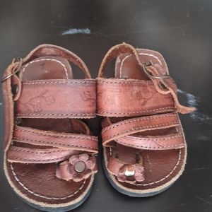 Toddler leather sandals